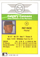 1990 CMC Pat Rice #431