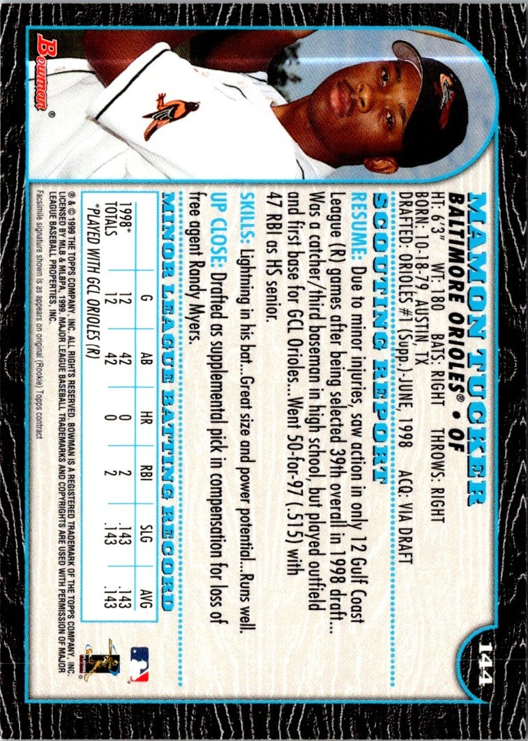 1999 Bowman Mamon Tucker