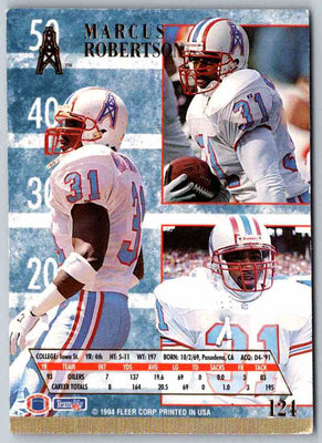 1991 Fleer Ultra Marcus Robertson #124