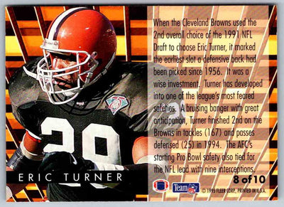 1995 Fleer Eric Turner #8 OF 10