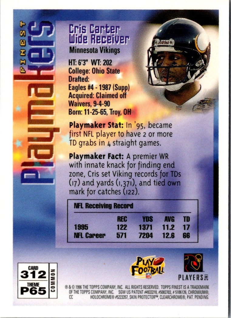 1995 Topps Cris Carter