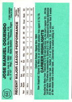 1984 Donruss Jose Oquendo #643 Rookie