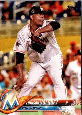 2018 Topps Edinson Volquez #22