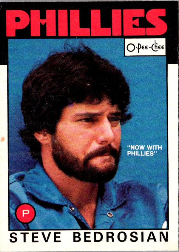 1986 O-Pee-Chee Steve Bedrosian #181
