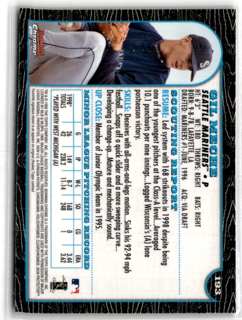 1999 Bowman Chrome Gil Meche