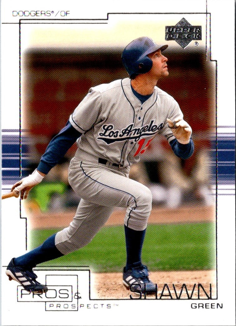 2001 Upper Deck Pros & Prospects Shawn Green