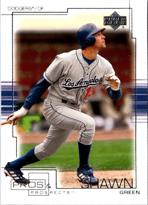 2001 Upper Deck Pros & Prospects Shawn Green #63
