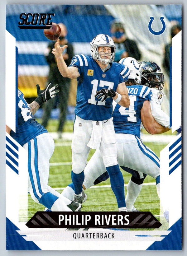 2021 Score Scorecard Philip Rivers #163