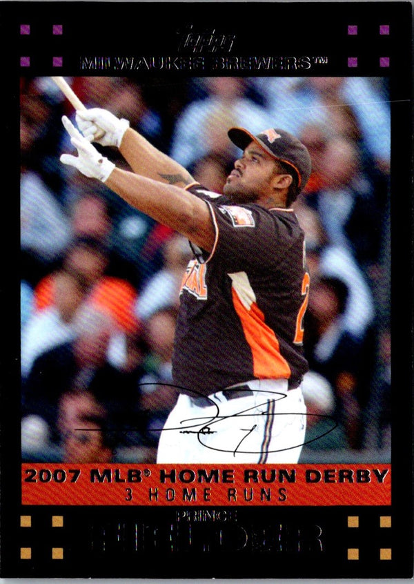 2007 Topps Updates & Highlights Prince Fielder #UH286