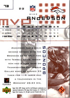 2002 Upper Deck MVP Mike Anderson #73