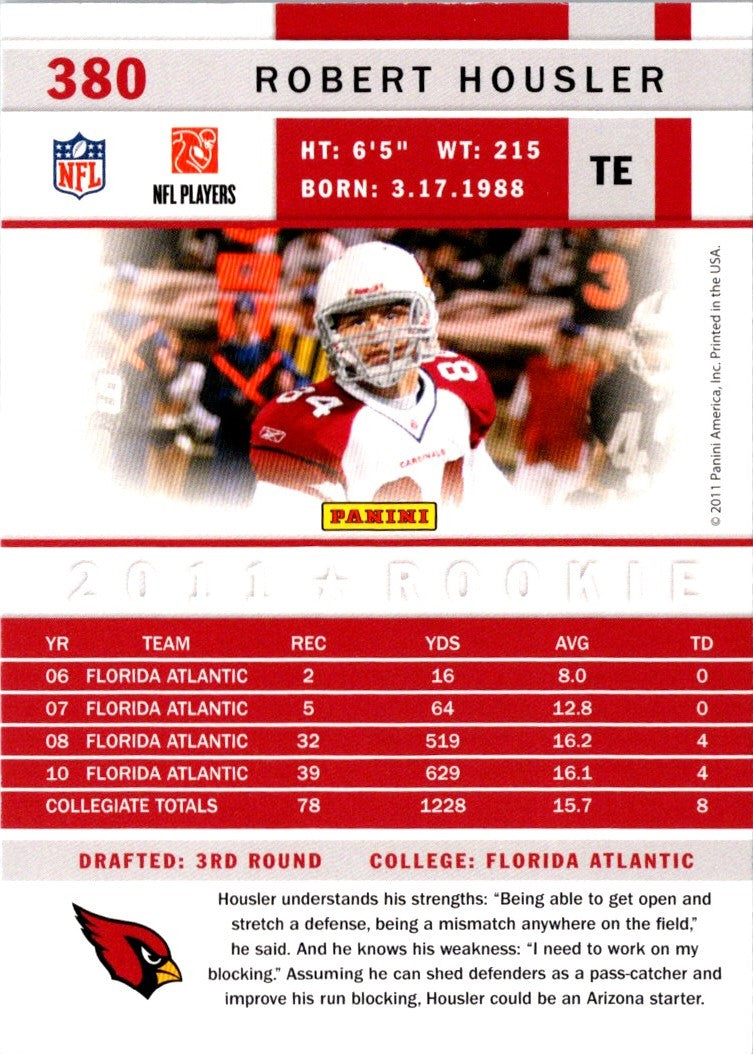 2011 Score Rob Housler