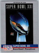 1990 Pro Set Super Bowl Collectibles Super Bowl