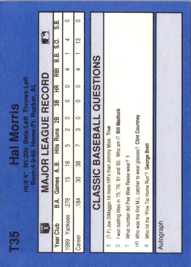 1990 Classic Update Hal Morris