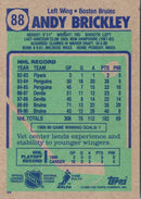 1990 Topps Andy Brickley