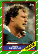 1986 Topps Brad Benson