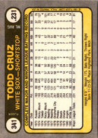 1981 Fleer Todd Cruz #341