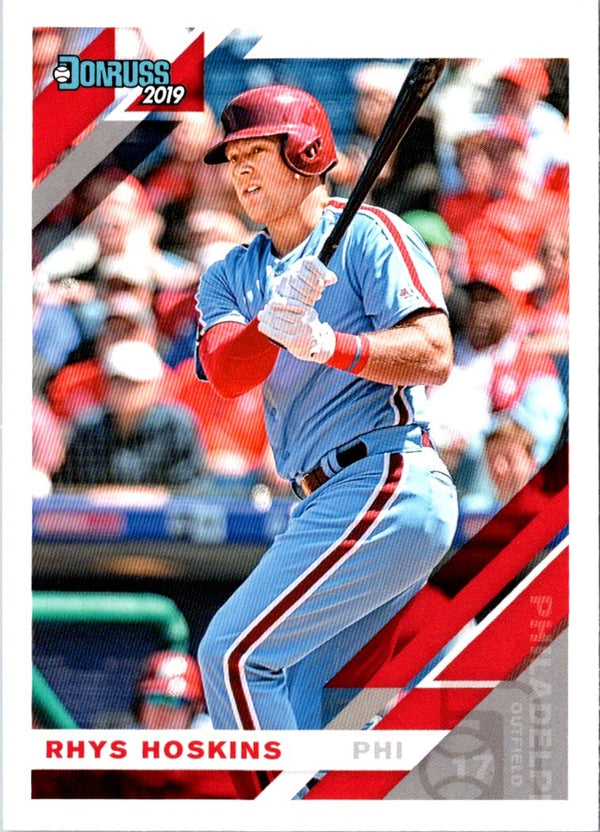 2019 Donruss Holo Orange Rhys Hoskins #104