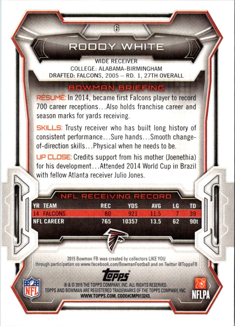 2015 Bowman Roddy White