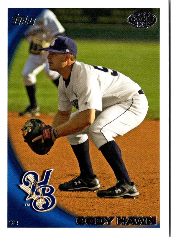 2010 Topps Pro Debut Cody Hawn #386