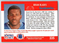 1990 Pro Set Brian Blades #335