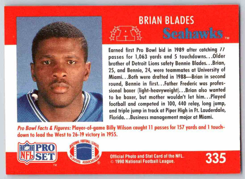 1990 Pro Set Brian Blades