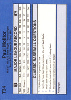 1990 Classic Update Paul Molitor #T34