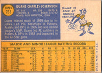 1970 Topps Duane Josephson #263 EX-MT+
