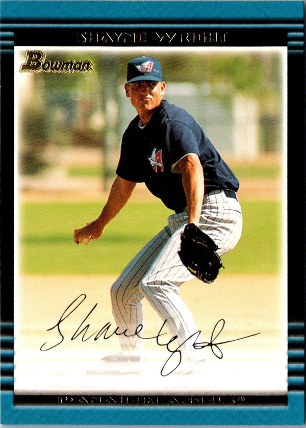 2002 Bowman Shayne Wright #170 Rookie