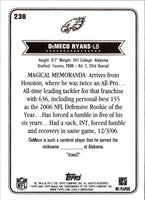 2012 Topps Magic DeMeco Ryans #238