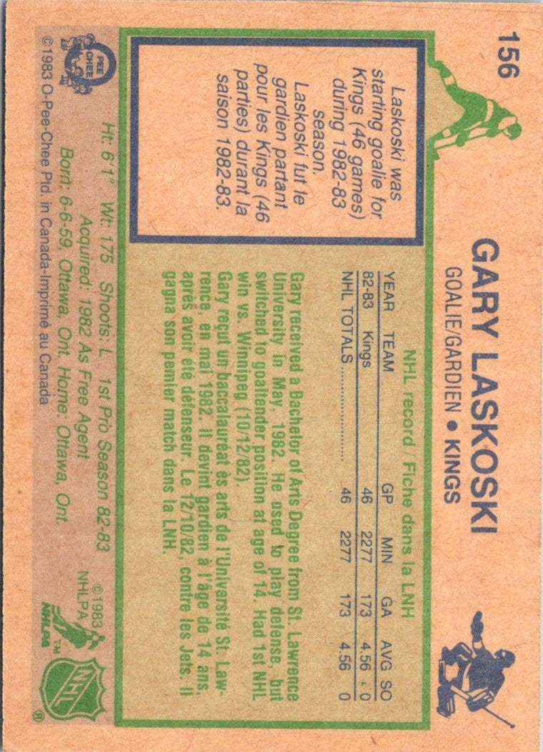 1983 O-Pee-Chee Gary Laskoski