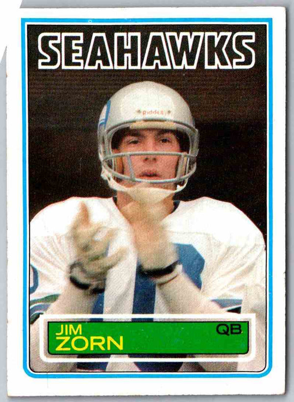 1983 Topps Jim Zorn #393