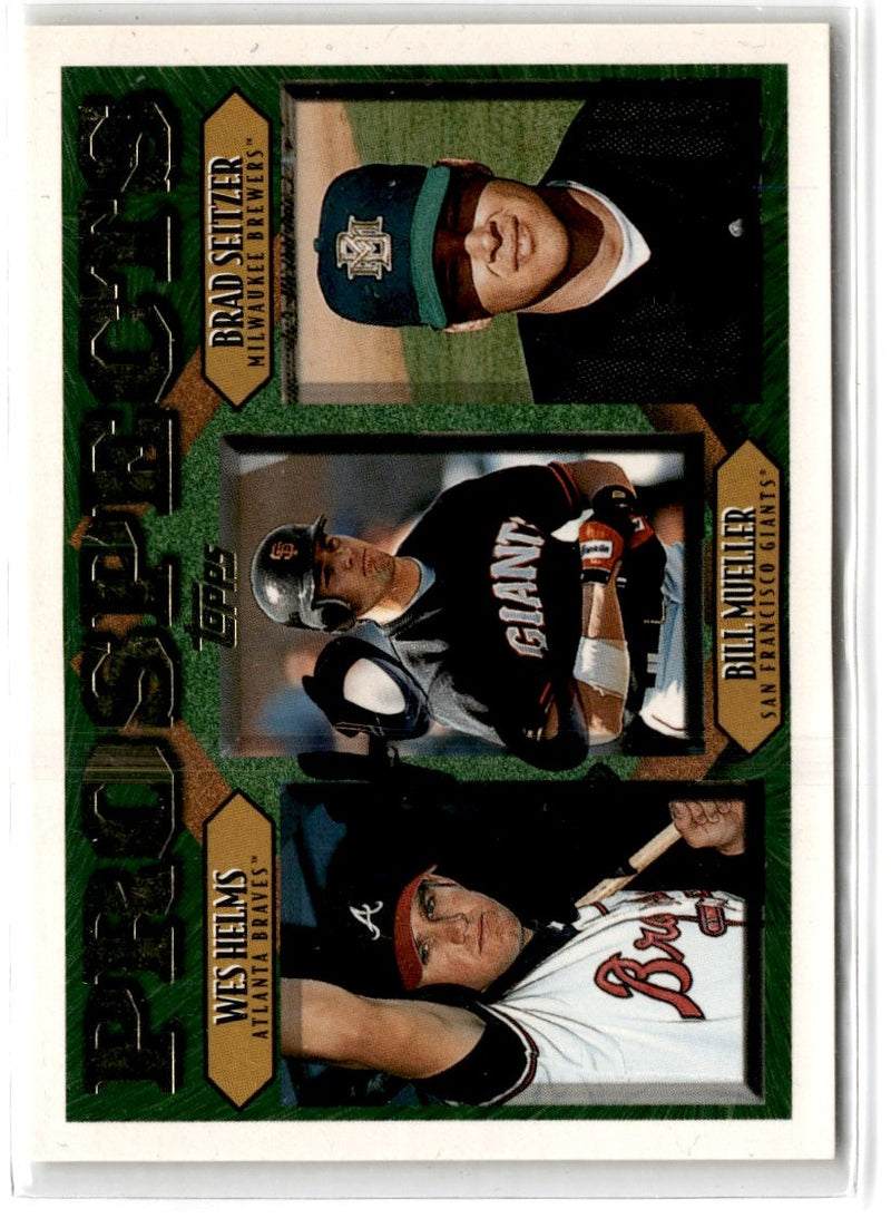 1997 Topps Wes Helms/Bill Mueller/Brad Seitzer