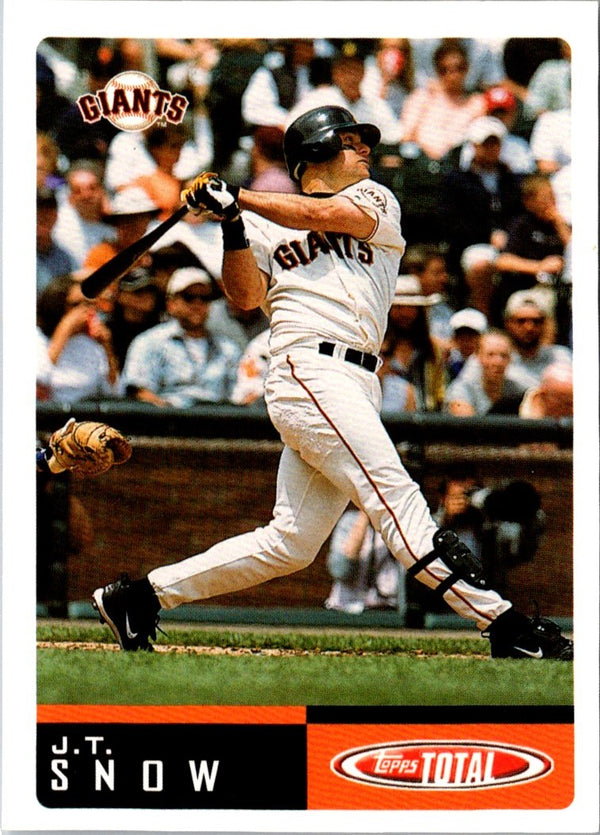 2002 Topps Total J.T. Snow #975