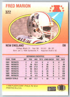 1990 Fleer Fred Marion #322