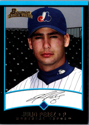 2001 Bowman Draft Picks & Prospects Julio Cesar Perez #BDP46 Rookie
