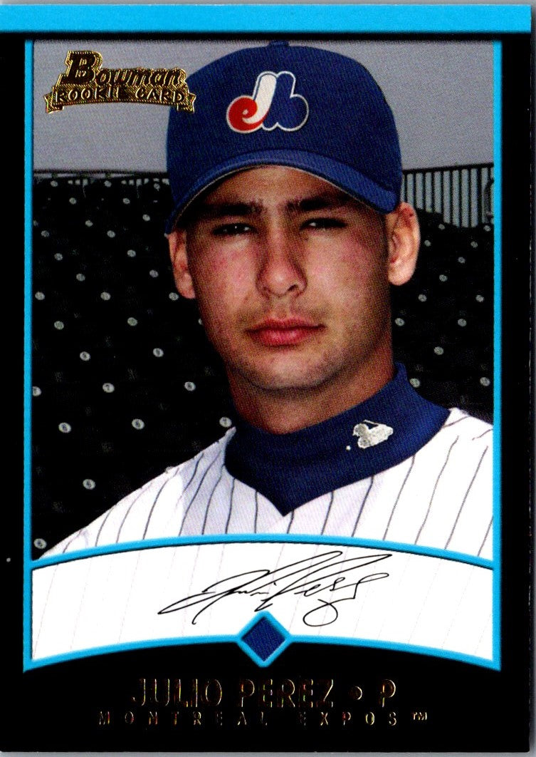 2001 Bowman Draft Picks & Prospects Julio Cesar Perez