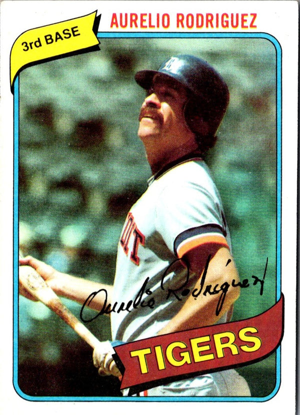 1980 Topps Aurelio Rodriguez #468