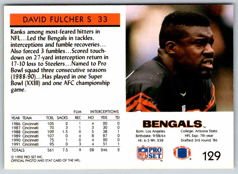 1992 Proset David Fulcher