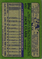 1982 Topps Jack Clark #460