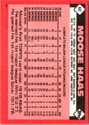 1985 Topps Traded Eddie Haas