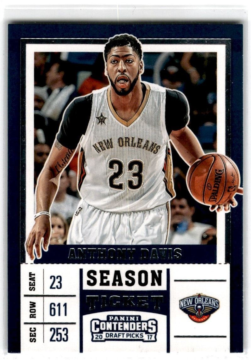 2017 Panini Contenders Draft Picks Anthony Davis