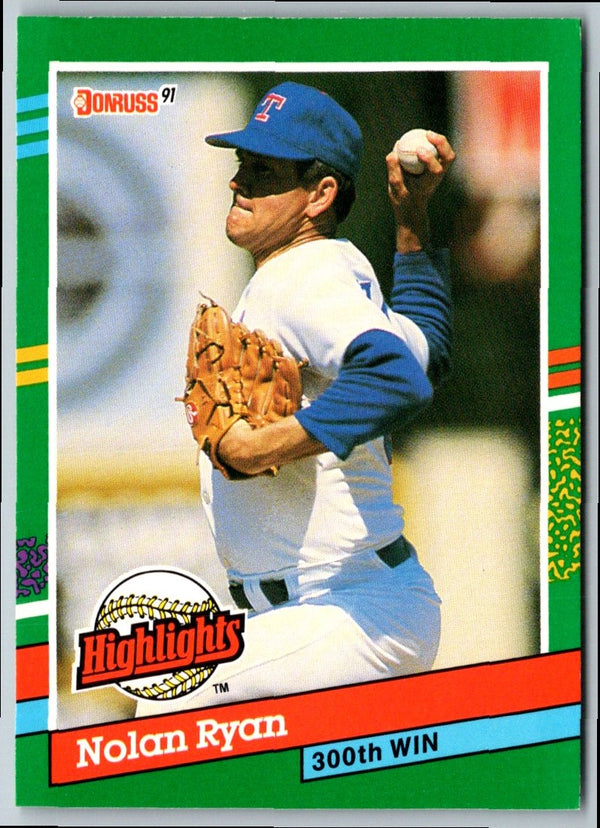 1991 Donruss Bonus Cards Nolan Ryan #BC-15A
