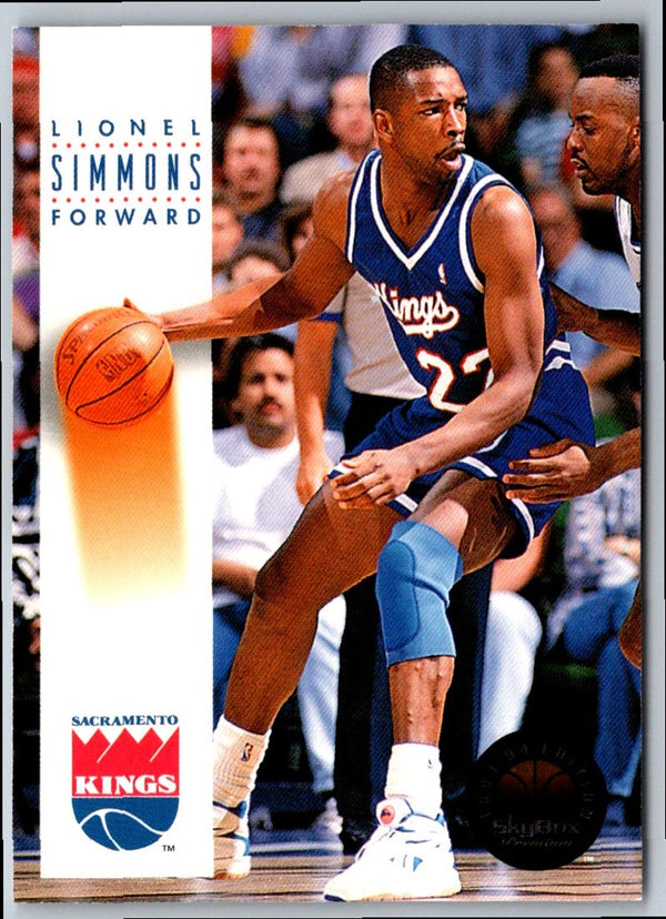 1993 SkyBox Lionel Simmons #158