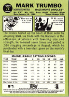 2016 Topps Heritage Mark Trumbo #72