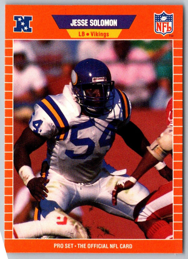 1989 Pro Set Jesse Solomon #239