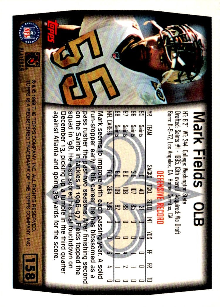 1999 Topps Mark Fields