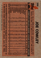 1983 Topps Joe Cowley #288 Rookie EX