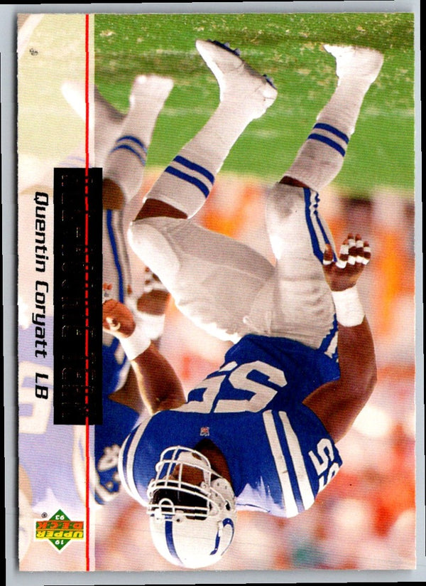 1993 Upper Deck Quentin Coryatt #47