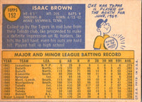 1970 Topps Ike Brown #152 Rookie EX-MT+