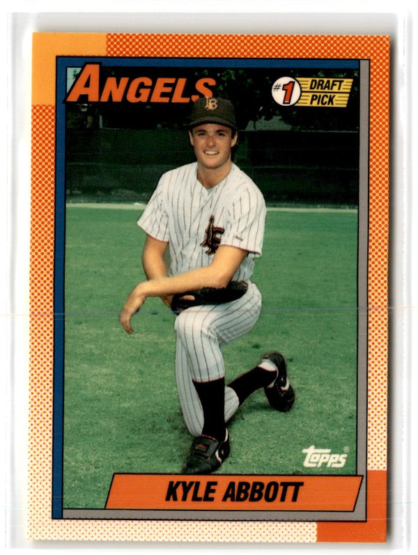 1990 Topps Tiffany Kyle Abbott #444 Rookie